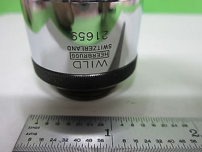 MICROSCOPE PART OBJECTIVE WILD EPI 20X SWISS HEERBRUGG OPTICS AS IS BIN#S3-25