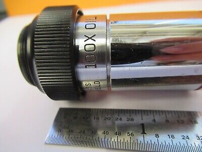 BAUSCH LOMB INDUSTRIAL OBJECTIVE 100X MICROSCOPE PART AS PICTURED &A9-A-12