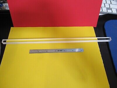 OPTICAL LARGE VERY LONG BAR SQUARE GLASS BK7 PLANO OPTICS AS PICTURED &FT-6-125