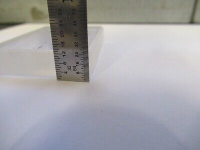 THICK SYNTHETIC QUARTZ PIEZO BLOCK RARE OPTICS AS PICTURED &W8-A-45