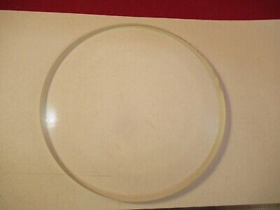 LARGE MIL SPEC OPTICAL GLASS LENS CONCAVE CONVEX OPTICS AS PICTURED &9-FT-40