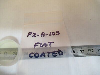 OPTICAL FLAT COATED POLISH DULL SIDES LASER OPTICS AS PICTURED #P2-A-105