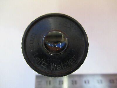 ANTIQUE LEITZ WETZLAR 8X EYEPIECE OCULAR MICROSCOPE OPTICS AS PICTURED F9-A-103