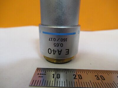 OLYMPUS JAPAN E A40 /160 OBJECTIVE OPTICS MICROSCOPE PART AS PICTURED 4B-FT-36