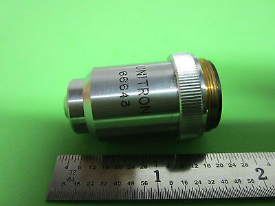 MICROSCOPE OPTICS PART UNITRON JAPAN OBJECTIVE 40X  BIN#4T