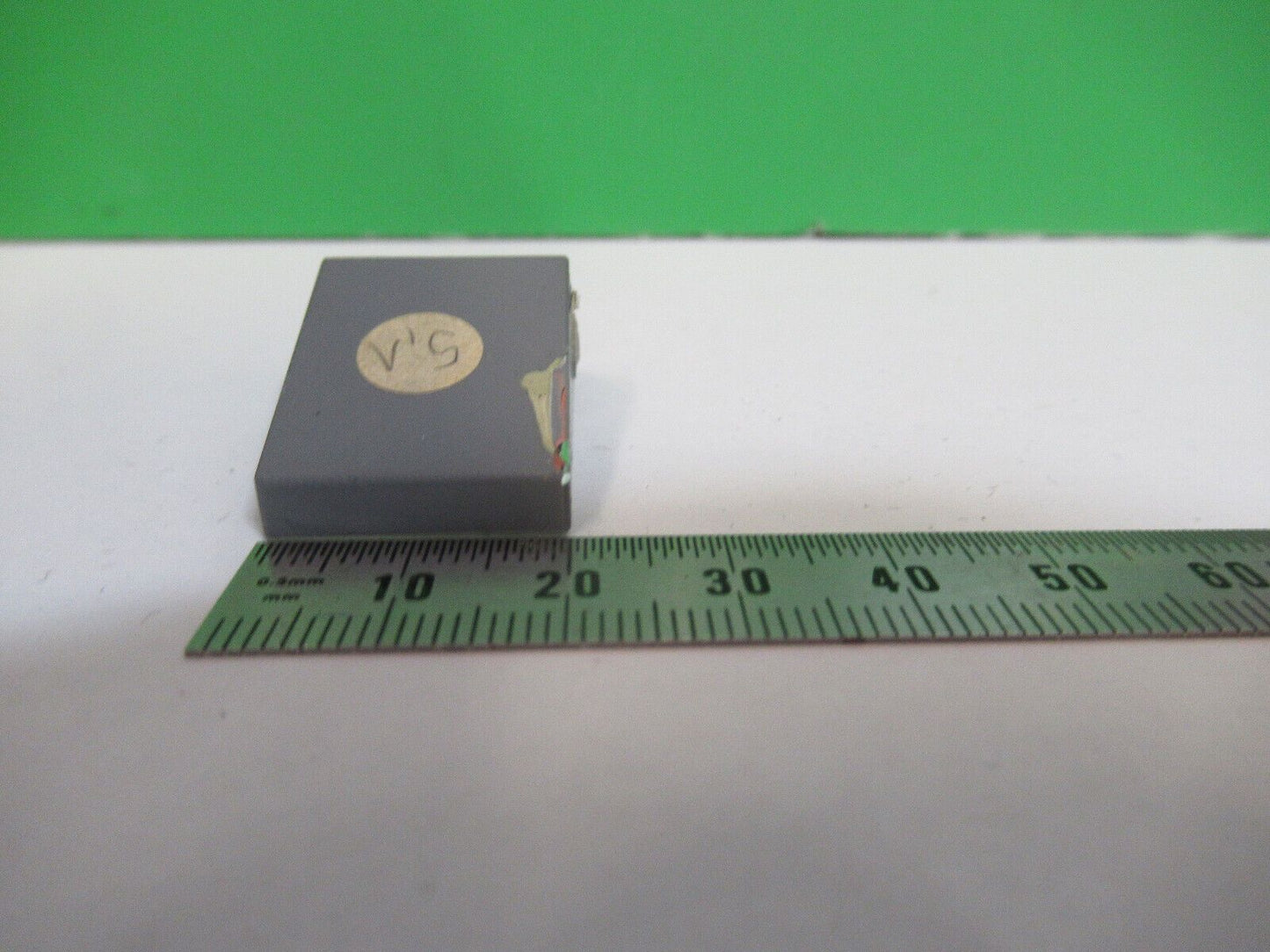 MICROSCOPE PART ZEISS GLASS PRISM HEAD OPTICS AS PICTURED BIN#H2-A-17