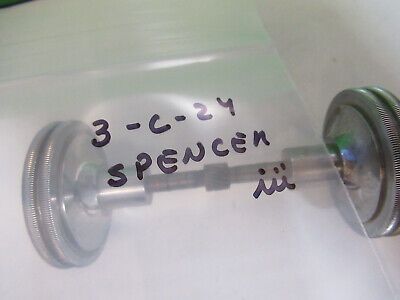 SPENCER AO ANTIQUE STAGE KNOBS MICROSCOPE PART AS PICTURED &3-C-24