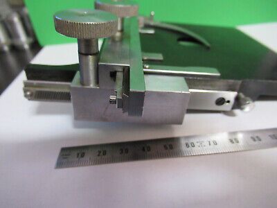 ANTIQUE ENRST LEITZ GERMANY XY STAGE TABLE MICROSCOPE PART AS PICTURED R9-A-73