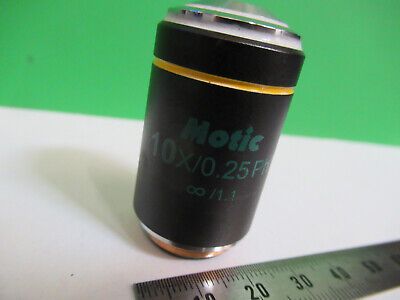 MOTIC 10X INFINITY OBJECTIVE MICROSCOPE PART AS PICTURED &Q9-A-125