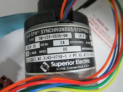 STEPPER MOTOR SUPERIOR SYNCHRONOUS STEPPING MOTOR POSITIONER OPTICS BIN#55-01