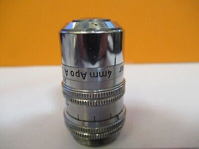 ERNST LEITZ WEZTLAR OBJECTIVE APO 40X OPTICS MICROSCOPE PART AS PIC &H8-C-20