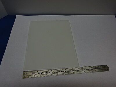 OPTICAL OPAL GLASS WHITE OPAQUE OPTICS AS IS #83-12