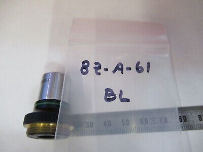 BAUSCH LOMB JAPAN 10X OBJECTIVE 738337 LENS MICROSCOPE PART AS PICTURED &8Z-A-61