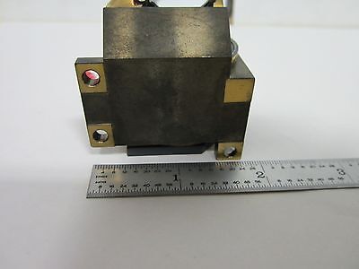 OPTICAL MICROSCOPE LEITZ BRASS MOUNTED FILTER + MIRROR OPTICS AS IS BIN#J4-10