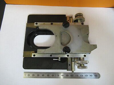 ANTIQUE SPENCER BUFFALO XY STAGE TABLE MICROSCOPE PART AS PICTURED &P9-A-02