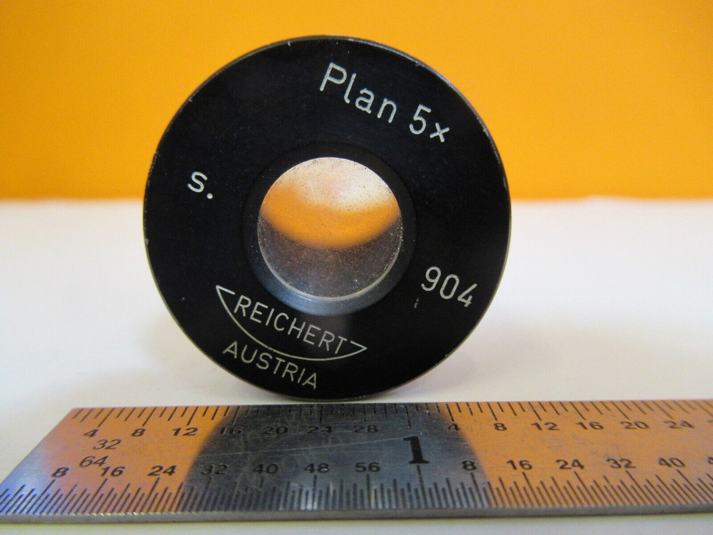 REICHERT AUSTRIA EYEPIECE PLAN 5X OPTICS MICROSCOPE PART AS PICTURED &A4-A-17