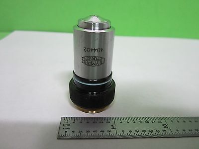 MICROSCOPE PART OBJECTIVE OLYMPUS JAPAN MPLAN 100X OPTICS AS IS BIN#U8-40