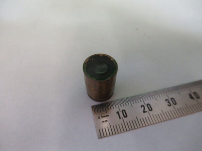 ANTIQUE OBJECTIVE LENS FRANCE MINIATURE RARE MICROSCOPE PART AS PICTURED R7-B-60