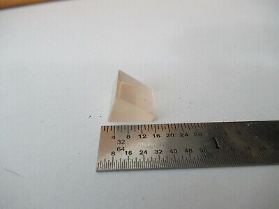 OPTICAL GLASS PRISM [dirty] OPTICS AS PICTURED &F2-A-94