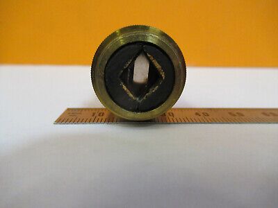 ANTIQUE CARL ZEISS BRASS POLARIZER OBJECTIVE MICROSCOPE PART AS PICTURED P9-A-44