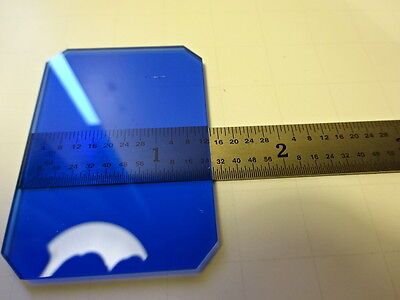 MICROSCOPE PART AO AMERICAN BLUE TRUNCATED FILTER OPTICS AS IS B#AE-68