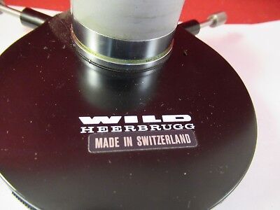 WILD SWISS CONDENSER DARK PHASE M20 HEERBRUGG MICROSCOPE PART OPTICS &J9-B-02