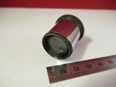 ANTIQUE ERNST LEITZ GERMANY EYEPIECE 15 MICROSCOPE PART OPTICS AS PIC &9-A-84