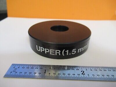 OLYMPUS JAPAN PINHOLE LIGHT FILTER 1.5mm MICROSCOPE PART AS PICTURED &A2-A-64