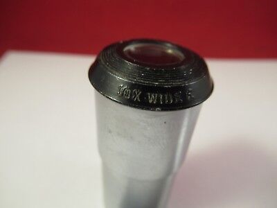 BAUSCH LOMB 10X WIDE OCULAR EYEPIECE OPTICS MICROSCOPE PART AS PICTURED &66-A-91