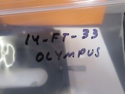 OLYMPUS JAPAN STAGE TABLE XY MICROMETER MICROSCOPE PART AS PICTURED &14-FT-33