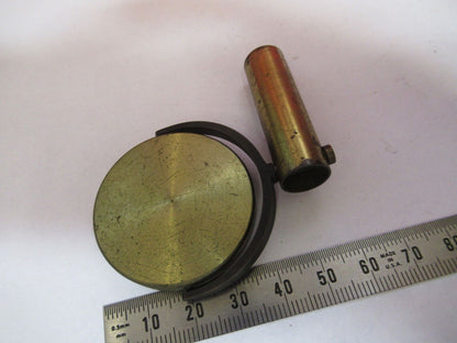 ANTIQUE BRASS FRANCE MOUNTED MIRROR ASSEMBLY MICROSCOPE PART AS PICTURED 11-DT-O