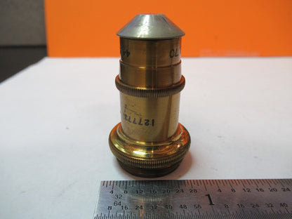 ANTIQUE BRASS SPENCER BUFFALO OBJECTIVE 44X MICROSCOPE PART PICTURED &FT-1-A-11