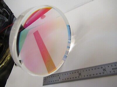 OPTICAL FLAT COATED 3" DIAMETER FUSED SILICA ZYGO OPTICS AS PICTURED &16-A-12