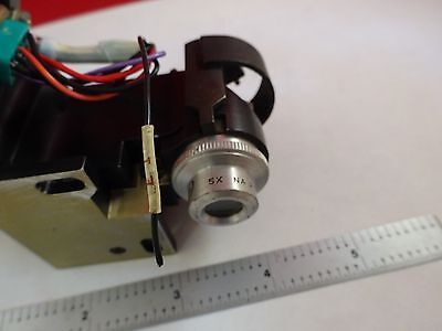 ASSEMBLY WITH OBJECTIVE 5X PLUS OPTICS MICROSCOPE PART &52-A-24