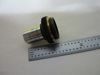 MICROSCOPE PART OBJECTIVE AUS JEAN GERMANY 3.2X OPTICS AS IS BIN#U1-32