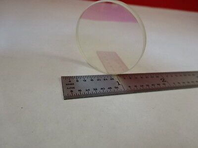 OPTICAL COATED LENS LASER OPTICS AS IS B#N6-B-23