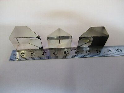 AO SPENCER LOT GLASS PRISM HEAD OPTICS MICROSCOPE PART AS PICTURED &8Y-A-92