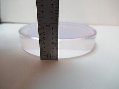 OPTICAL FLAT COATED 3" DIAMETER FUSED SILICA ZYGO OPTICS AS PICTURED &16-A-13