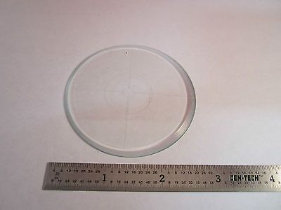 OPTICAL MICROSCOPE RETICLE TARGET LASER OPTICS BIN#8X-02