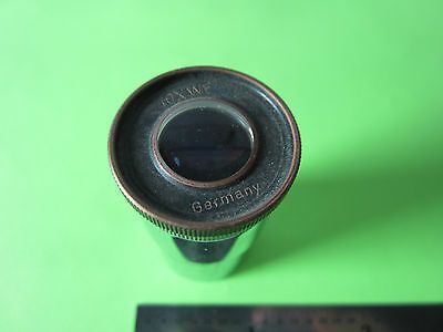 OPTICAL MICROSCOPE PART EYEPIECE GERMANY 10X WF VINTAGE OPTICS BIN#B5-39