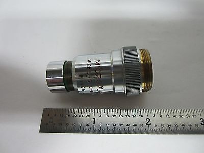 OBJECTIVE VICKERS ENGLAND 40X MET OPTICS MICROSCOPE AS IS BIN#G5-20