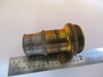 ANTIQUE BRASS SPENCER 95X OBJECTIVE MICROSCOPE PART AS PICTURED &7B-B-14