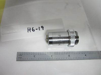 MICROSCOPE PART OBJECTIVE LEITZ PL 16X OPTICS AS IS BIN#H6-19