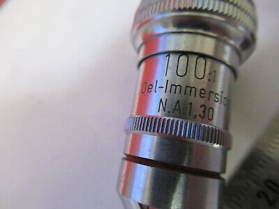 WOLFE WETZLAR OBJECTIVE 100X LENS OPTICS MICROSCOPE PART AS PICTURED &8Y-A-14