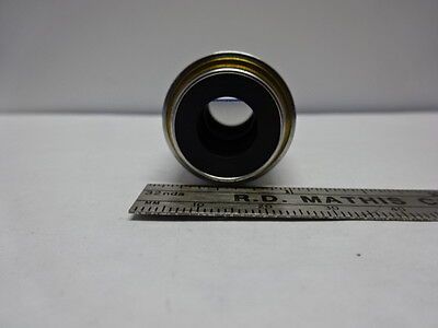 MICROSCOPE PART OBJECTIVE LEITZ WETZLAR GERMANY HL10X 569186 OPTICS AS IS #84-23