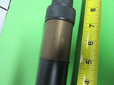 OPTICAL PART MICROSCOPE ?? BRASS TYPE AS IS BIN#58-13