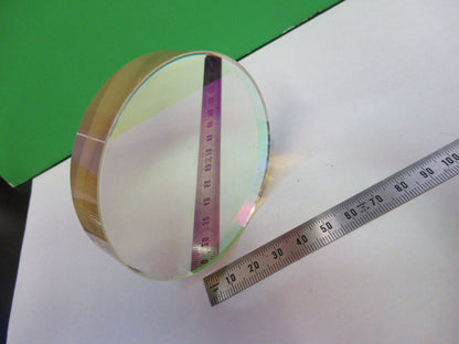 OPTICAL FLAT 3" DIAMETER SUBSTRATE ZERODUR 1/5 WAVE OPTICS AS PICTURED #P8-B-11