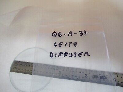 LEITZ LEICA ERGOPLAN GLASS DIFFUSER FILTER MICROSCOPE PART AS PICTURED &Q6-A-37