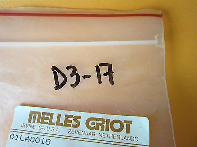 OPTICAL MELLES GRIOT LENS ASPHERIC 60 mm DIAMETER FL 43 mm LASER OPTICS BN#D3-17