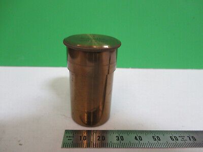 ANTIQUE ernst leitz BRASS CAN "3" OBJECTIVE MICROSCOPE PART AS PICTURED Q9-A-45